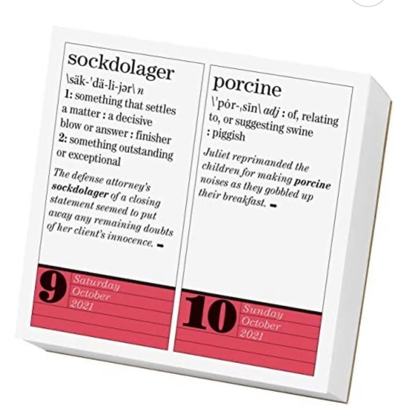 365 New Words A Year by Merriam-Webster 2021 - Picture 3 of 5